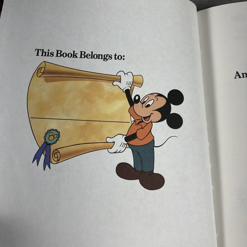 Mickey's Young Readers Library Volume 18 Word Fun 1990 Disney Hardcover Book - Picture 6 of 9