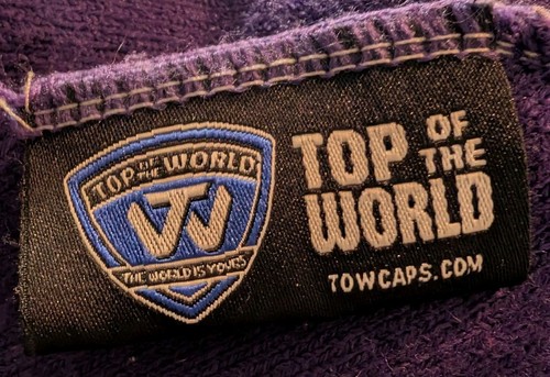 TCU Horned Frogs Beanie cap. Purple/gray. Winter Football College - Picture 3 of 3