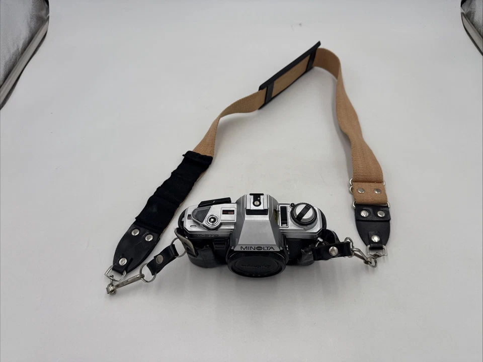 Minolta X-370 35mm Film Camera Body, Chrome - Image 2 of 4