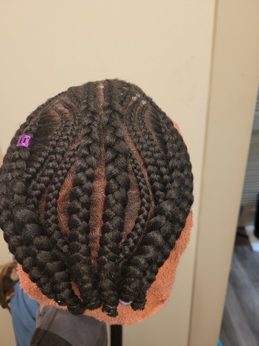 Man Weave Cornrow Toupee - Picture 5 of 6