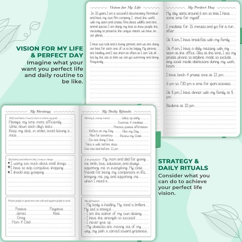 Planner and Organizer for Women – Pocket Weekly Planner, Goals Journal & Agen... - Picture 5 of 6