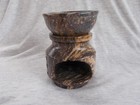 Brown Soapstone Ornate Tealight Aroma Lamp — photo 5