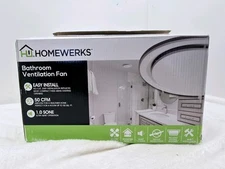 Homewerks 7140-50-G3 Bathroom Fan Ceiling Mount Exhaust Ventilation, Ultra Qu...
