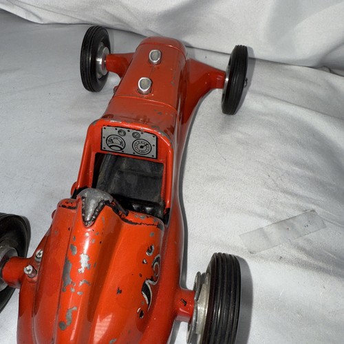 RAY COX THIMBLE DROME SPECIAL O-FOURTY-FIVE GAS TETHER CAR IN ORANGE 1950s - Picture 4 of 13