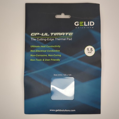 Gelid Solutions GP-Ultimate 15W - Tampon thermique 120 x 120 x 1,5 mm TP-GP04-S-C