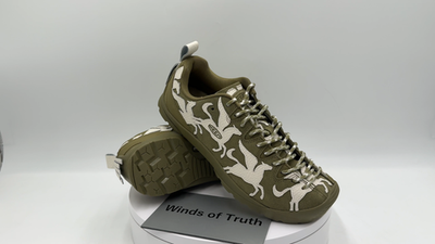 Jasper Keen x 8on8 1031711 Martini Olive Star White Men's Size US