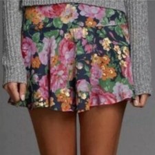 New Abercrombie  Fitch Vintage Y2K Flare Mini skirt - 0 - Floral