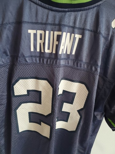 Seattle Seahawks Marcus Trufant #23 Reebok NFL Jersey Boys XL Blue - Picture 9 of 10