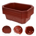  8 Stück Balkon-Pflanzenbehälter für Zuhause, dekorative kleine Blumentöpfe,