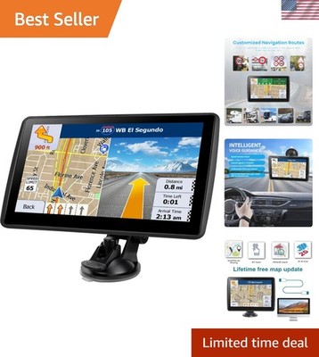 2026 Edition 7 Inch GPS Navigator for Cars & RVs with Voice Guidance & Alerts