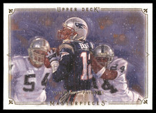 I030 TOM BRADY 2008 UPPER DECK MASTERPIECES #83 PATRIOTS THE TUCK RULE GAME