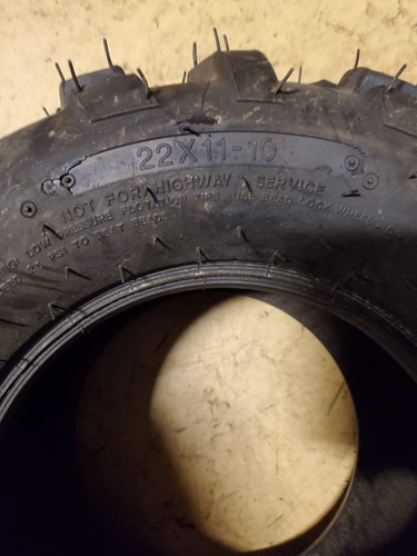 CARLISLE AT489 BSW 22 11 10 4PLY ATV/UTV TIRE 5893H5 - Picture 5 of 5