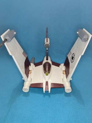 Star Wars Clone Wars: Hasbro V-19 Torrent Fighter Incomplete 2008