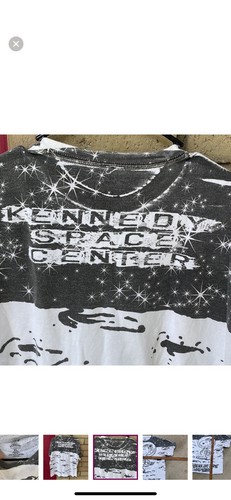 Snoopy Kennedy Space Center Shirt Cl Peanuts Black & White - Bild 4 von 6