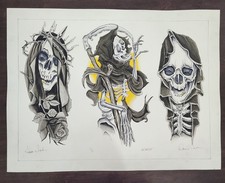 Tattoo Flash Studio Art Original, No Prints