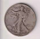1929-S WALKING LIBERTY HALF DOLLAR 90% SILVER SAN FRANCISCO .50¢ UNITED STATES