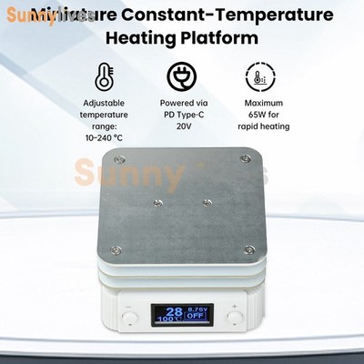 Mini Electronic Hot Plate Preheating Station PCB SMD Heating-Soldering Station