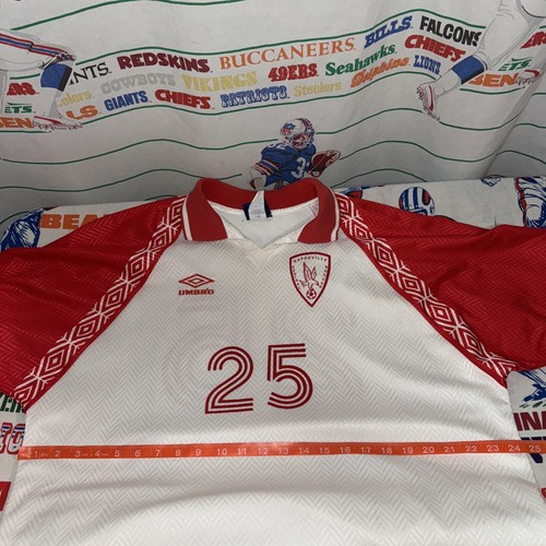 Vintage Umbro Soccer Jersey Naperville Central HS (IL) Size XL #25 - Picture 11 of 14