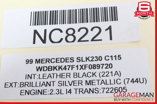 97-04 Mercedes R170 SLK230 Engine Computer Control Module Unit ECU ECM OEM - Picture 9 of 9