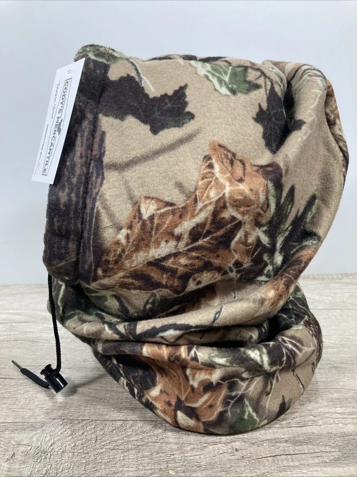 VTG Realtree Camo Fleece Hunting Balaclava Face Mask Hood OSFM Made in USA - Image 4 of 4