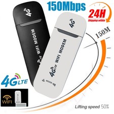 4G LTE WiFi 150Mbps Wireless USB Dongle Mobile Broadband Modem SIM Card Unlocked