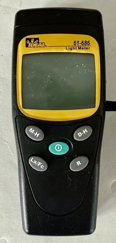 IDEAL 61-686 Digitaler Belichtungsmesser mit Tethered Remote Sensor & Case getestet funktioniert - Bild 4 von 18