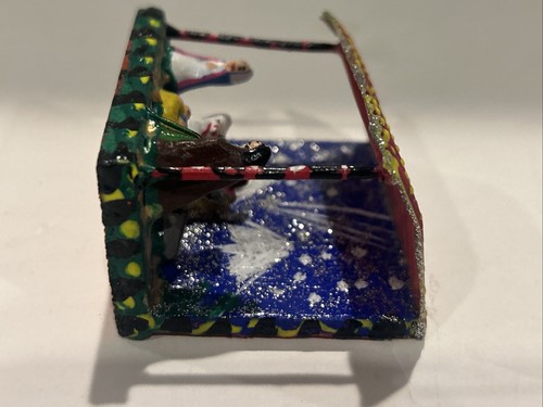 Belén mexicano miniatura arte popular diorama decoración de Navidad 2,75 pulgadas - Imagen 6 de 10