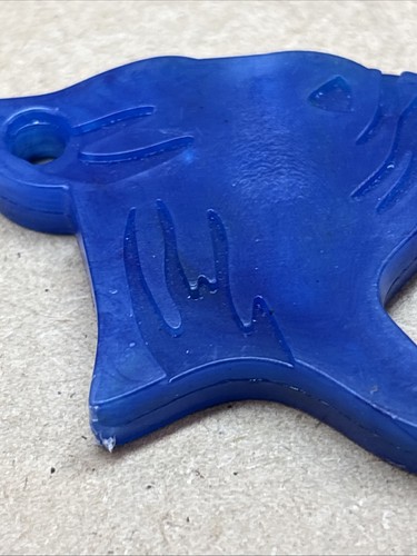 Fantastico ciondolo testa di tigre dente di sciabola stampato in 3D per collana/portachiavi USATO - Foto 4 di 11