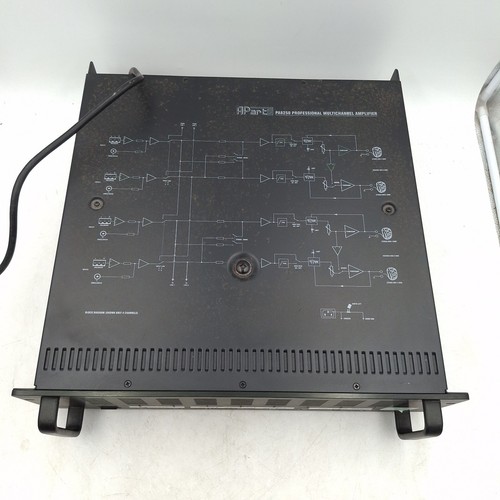 APART PA-8250 Power Amp 8 x 250W in 4 Ohm use 4 x 500W in 8 Ohm bridged mode - Picture 5 of 15