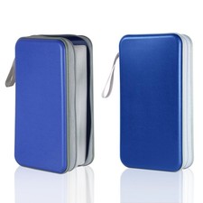 CD Case DVD Storage 2 Pack,100 Capacity DVD Cases Holder CD Storage Case Hold...