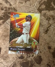 2025 Bowman Chrome Baseball Bryce Harper Meteoric Rise Gold Refractor /50