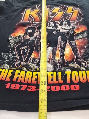 KISS THE FAREWELL TOUR Tシャツ XL Vintage Kiss Farewell Tour XL T-shirt Paul Stanley Gene Simmons
