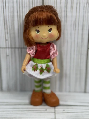STRAWBERRY SHORTCAKE DOLL MISSING HAT Movable Arms & Hands 6 Inches