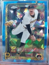 2025 Topps Chrome Sapphire Paul Skenes #300 Blue Diamond Refractor