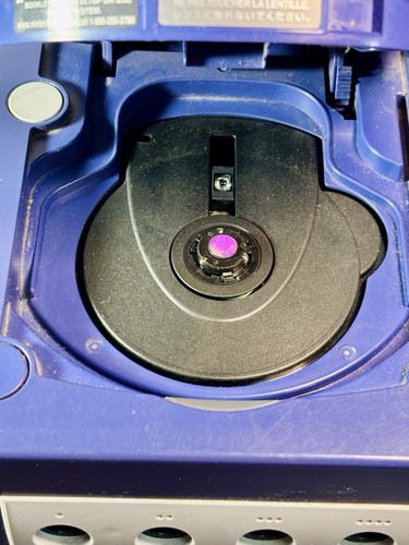 Sistema de juegos Nintendo GameCube DOL-001 2001 probado/funciona ~ índigo~ con controlador - Imagen 3 de 8