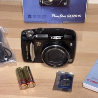 Canon PowerShot SX120 Is 10MP Compact Digital Camera Black, Brand New
