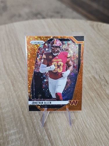 2024 Panini Prizm - Orange Disco Prizm #292 Jonathan Allen - Picture 1 of 2