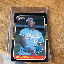 1987 Donruss - Rated Rookie Bo Jackson #35 (RC)