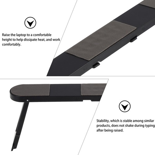 Desk Riser for Laptop Portable Holder Stand Raiser Foldable Keyboard - Afbeelding 2 van 12