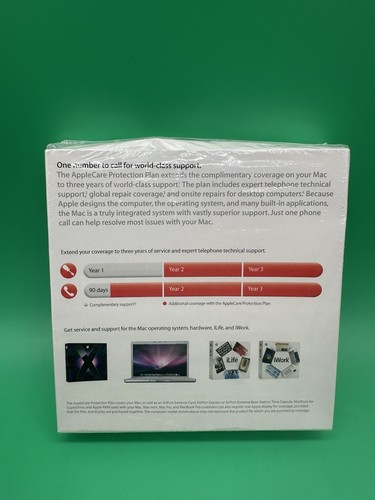 Apple Care Protection Plan For Mac Brand New Sealed Box Auto Enroll - Picture 7 of 7
