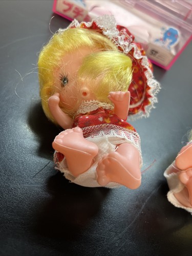 WOOZIE Suck Thumb dolls Twin Set 70’s Sweet Things Anime RARE toy Hong Kong R5 - Picture 7 of 13