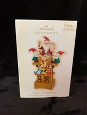 2009 Hallmark Keepsake ornament "Santa's Jolly Workshop"  Music, motion & lights