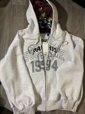 Supreme Gray Fleece Hoodies & Sweatshirts for Men for Sale Supreme Gray Fleece Hoodies & Sweatshirts for Men for Sale