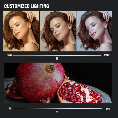 2-Pack 15W Bi-Color LED Lighting Kit with Adjustable Tripod for Content Creation - Picture 5 of 9