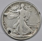 1916 Walking Liberty Half. Vg Detail. 207701