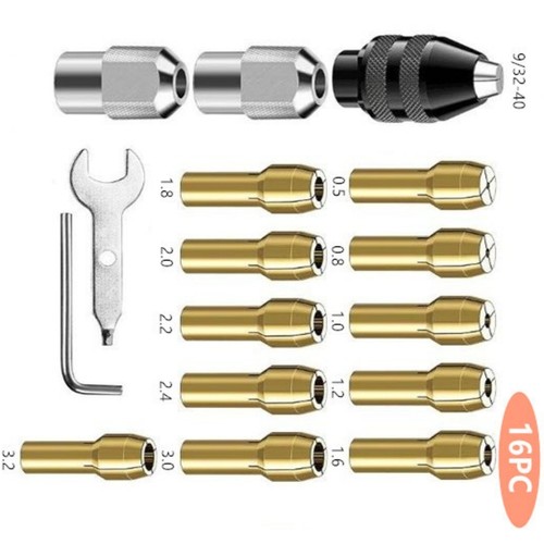 Drill Chuck Collet Set for wear resistance and durability for Dremel Rotary Tool - Picture 3 of 3