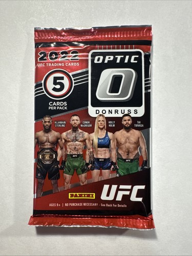 (1) 2022 Panini UFC Donruss Optic Factory Sealed Pack From Box - 5 Cards - Bild 1 von 2