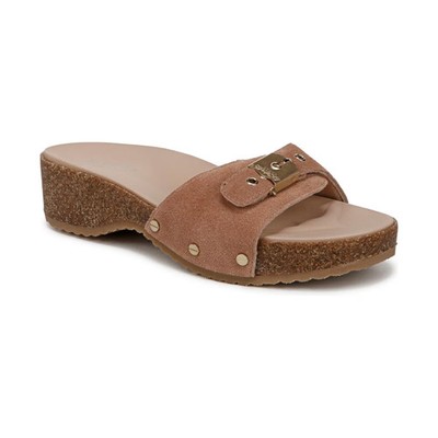 Women's Original Flex Slide Sandals Honey Brown Suede