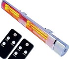 3000W Outdoor Electric Patio Heater Wall Mounted Remote Waterproof Fast Heat