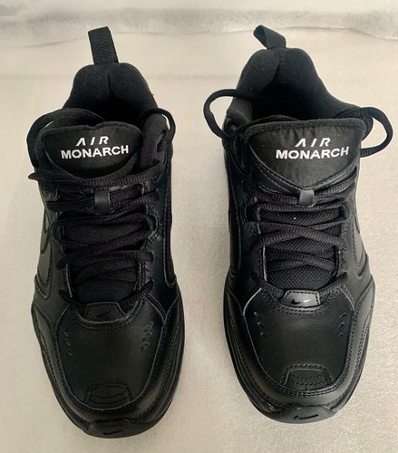 Nike Air Monarch IV (4E) Triple Black Men’s Sz 6.5 Extra-Wide Comfort Sneakers - Picture 7 of 8
